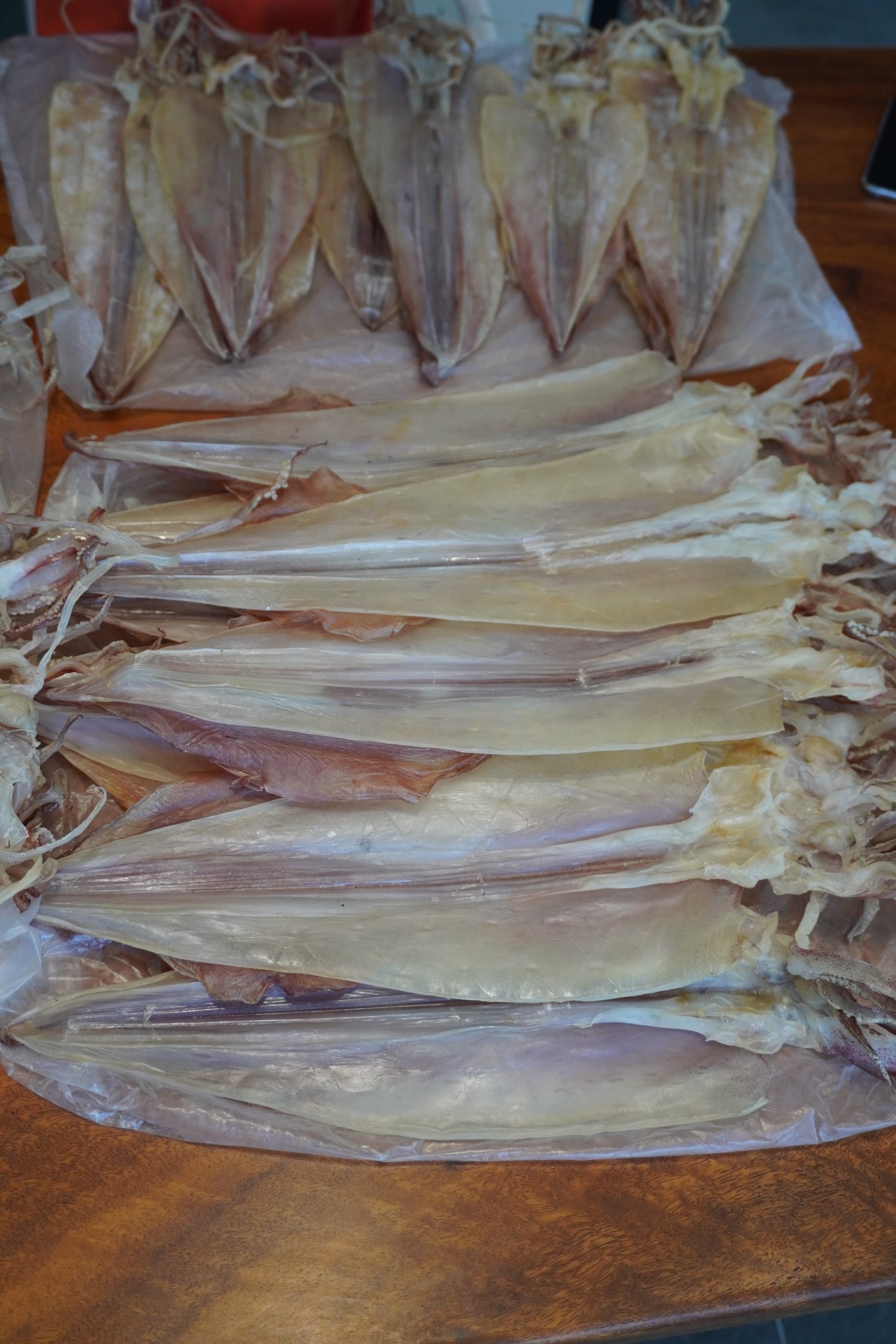 Mực khô size to đều